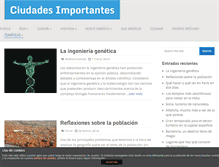 Tablet Screenshot of ciudadesimportantes.com
